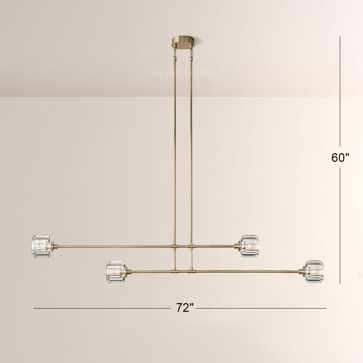 Gindy Modern Linear Chandelier 72“