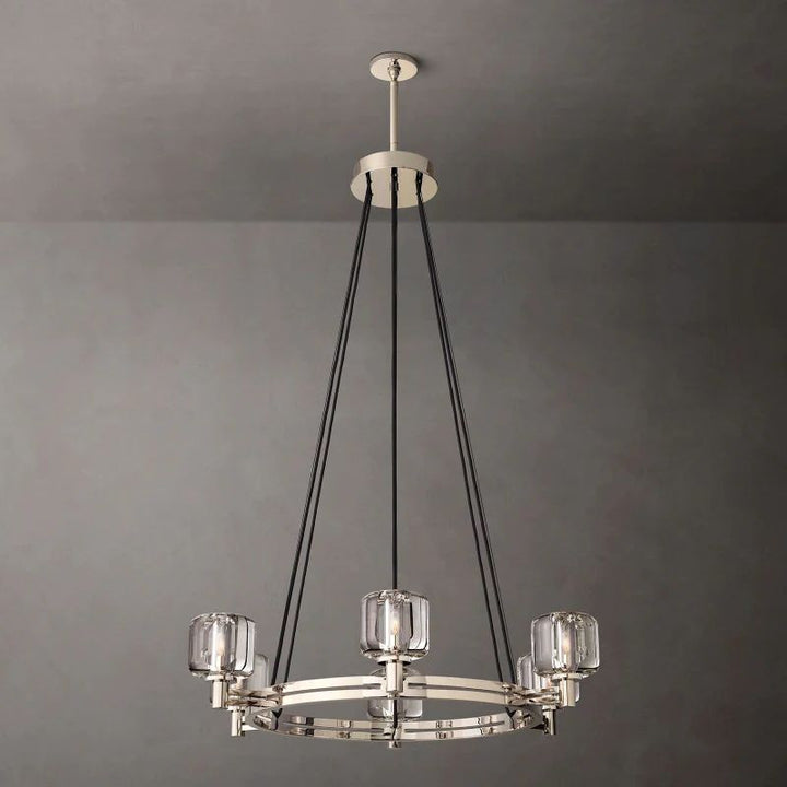 Gindy Crystal Round Chandelier 36"
