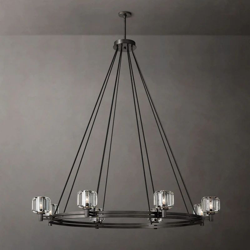 Gindy Crystal Round Chandelier 60"