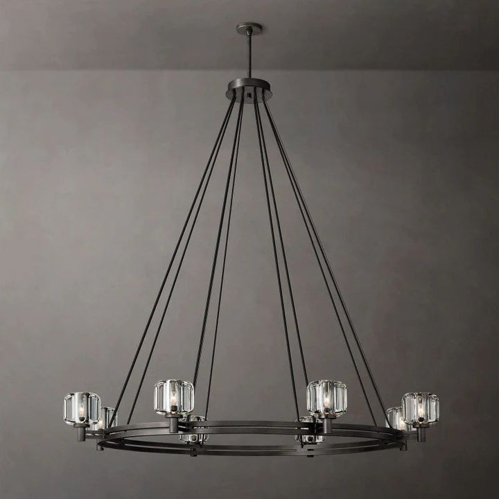 Gindy Crystal Round Chandelier 60"