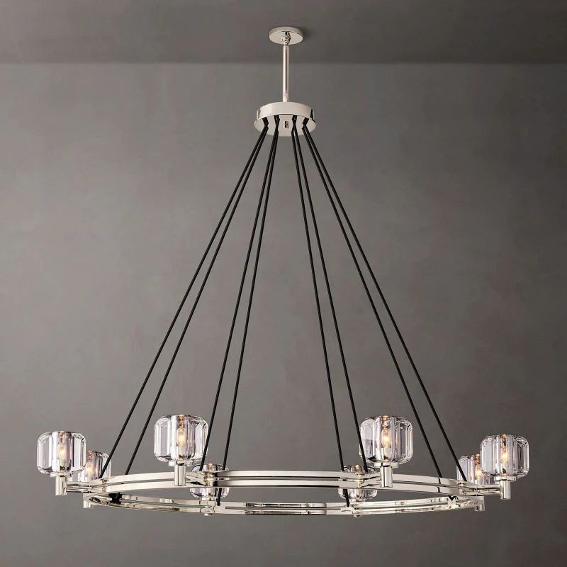 Gindy Crystal Round Chandelier 60"