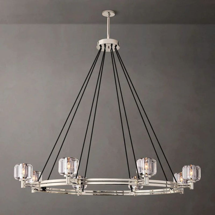 Gindy Crystal Round Chandelier 60"