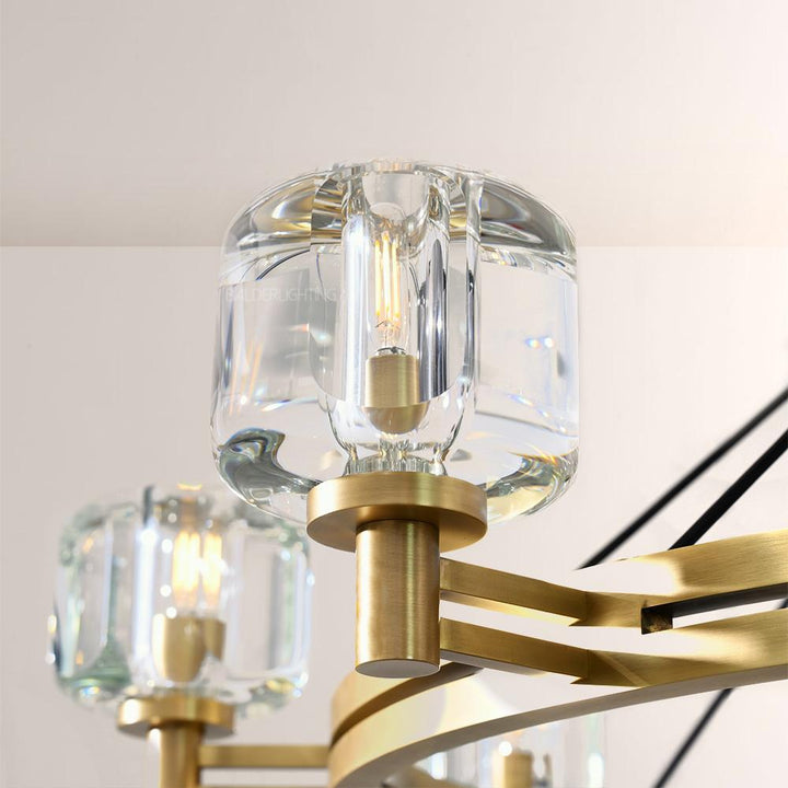 Gindy Crystal Round Chandelier 48"