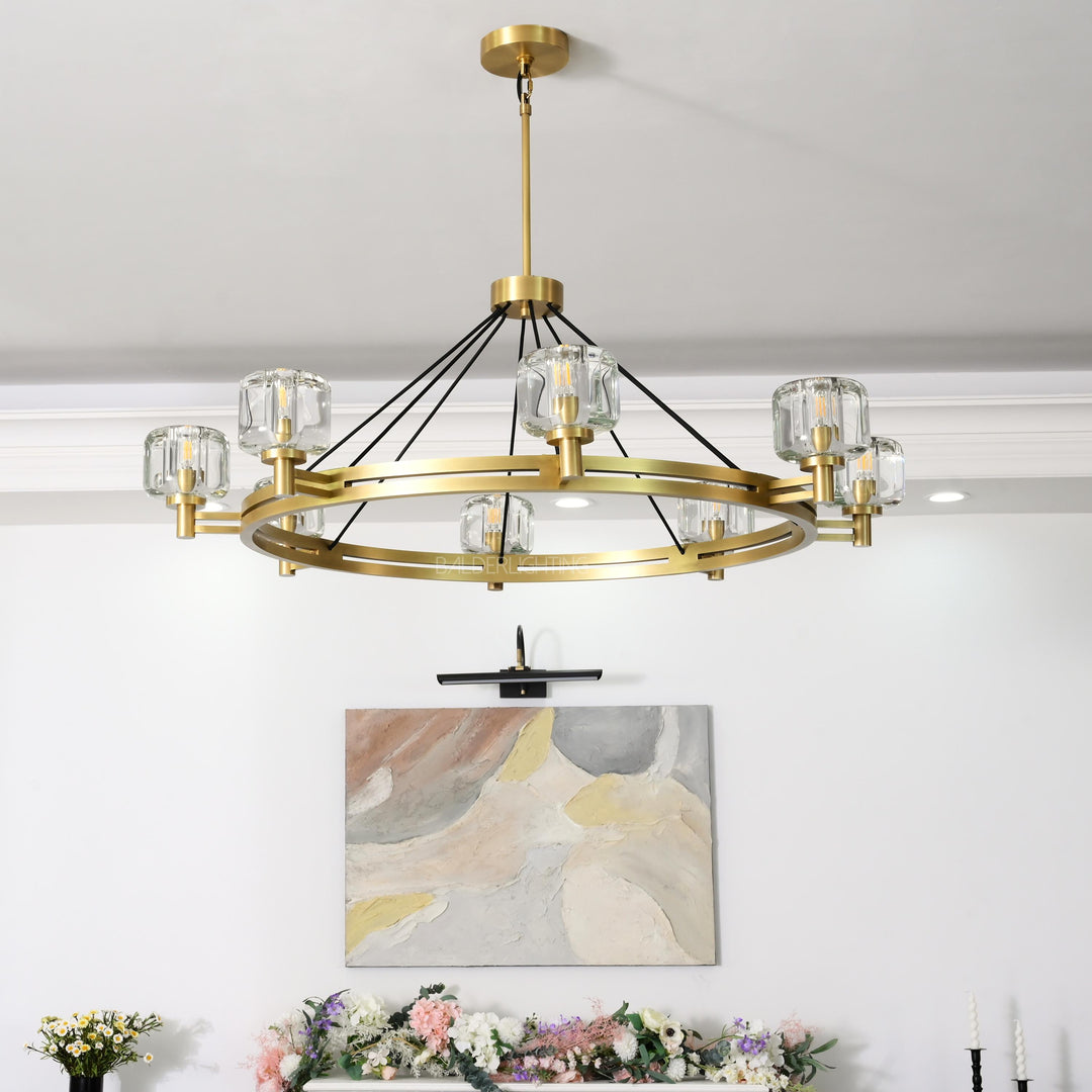 Gindy Crystal Round Chandelier 60"