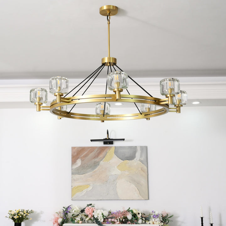 Gindy Crystal Round Chandelier 60"