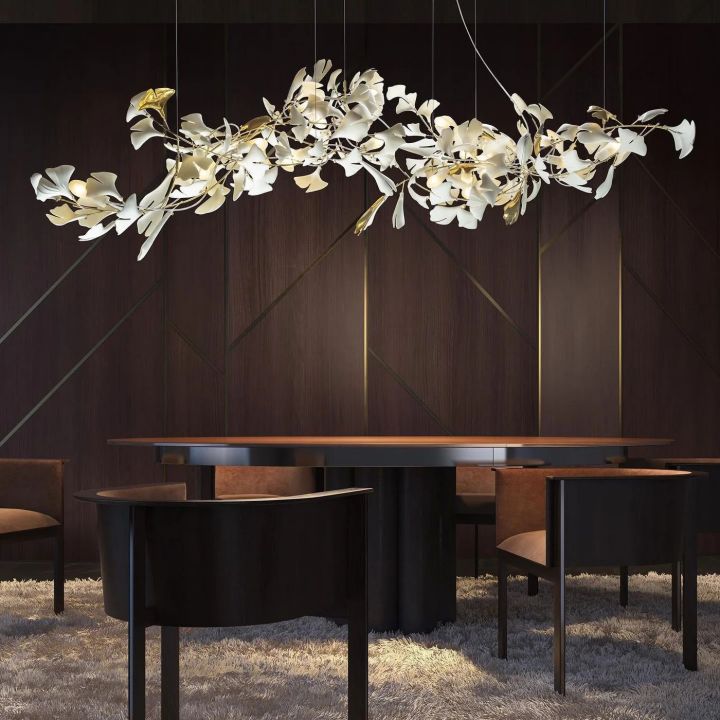 Ceramic Gingko Luxury Chandelier Style I