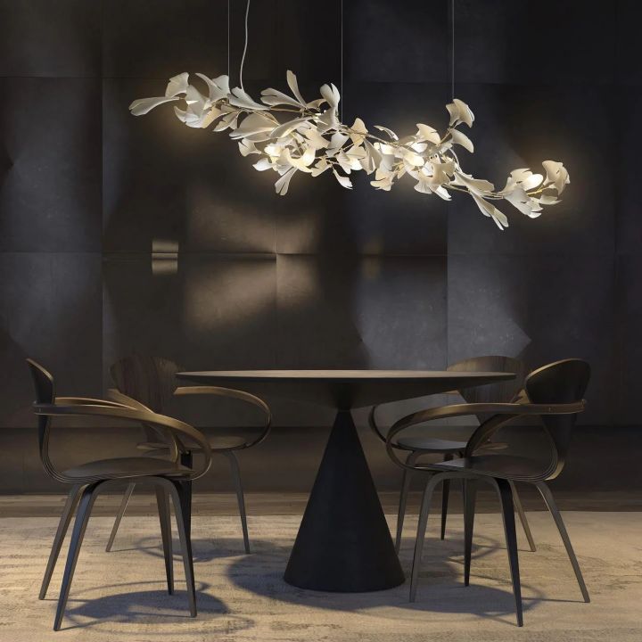 Ceramic Gingko Luxury Chandelier Style I