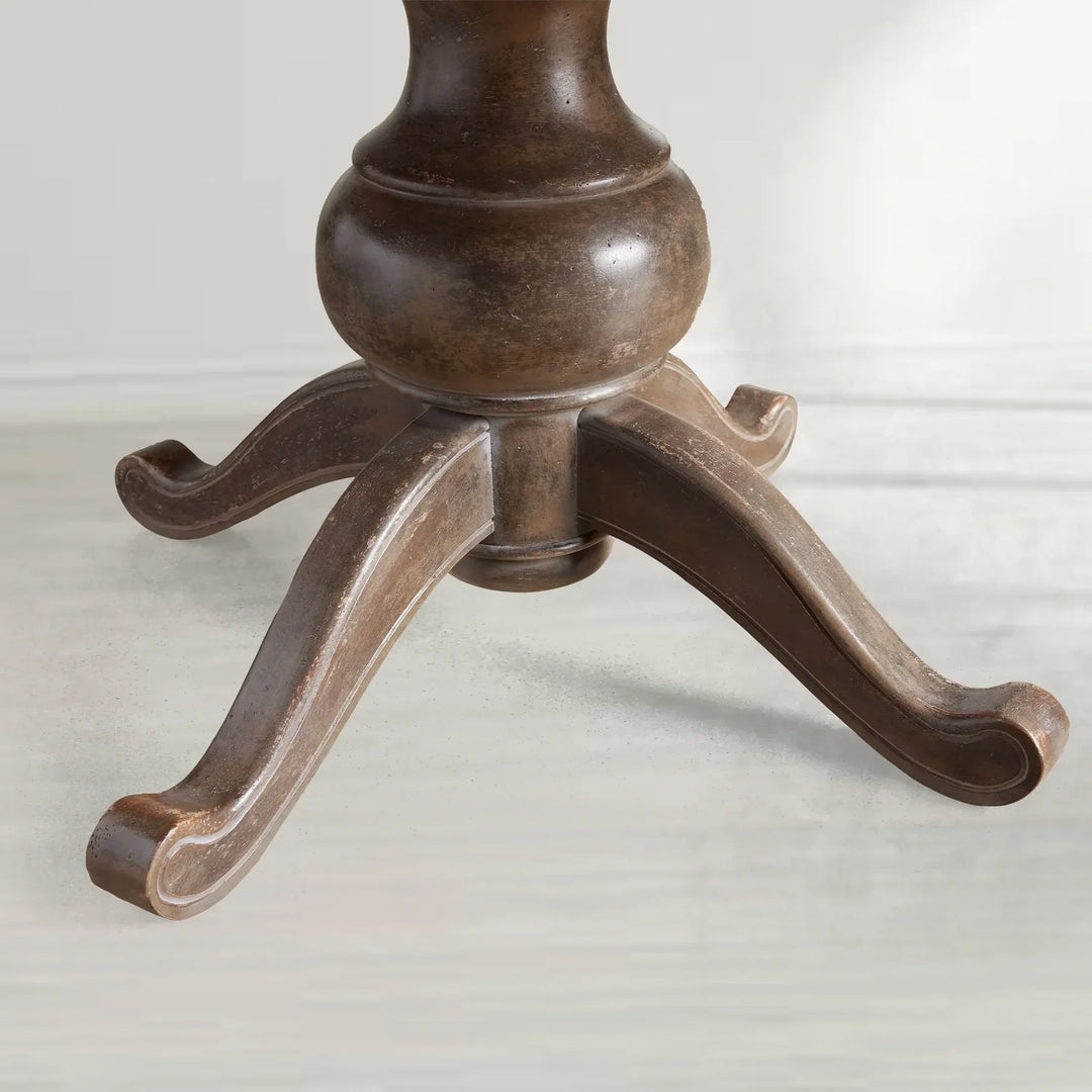 Girardi Round Wood Dining Table with BellArte Base
