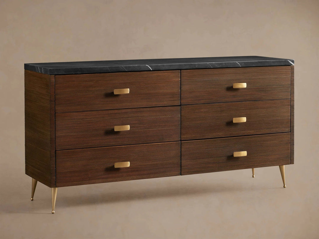 Gislle Six-Drawer Dresser