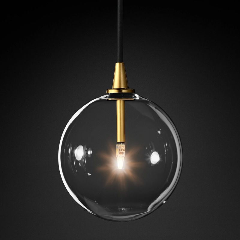 Glass Globe Mobile Island Pendant