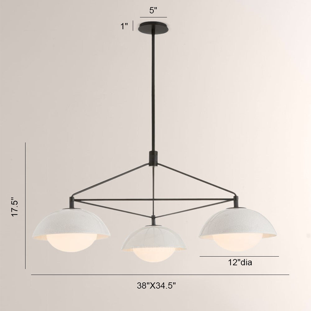 Godwin Round Ceramic Chandelier