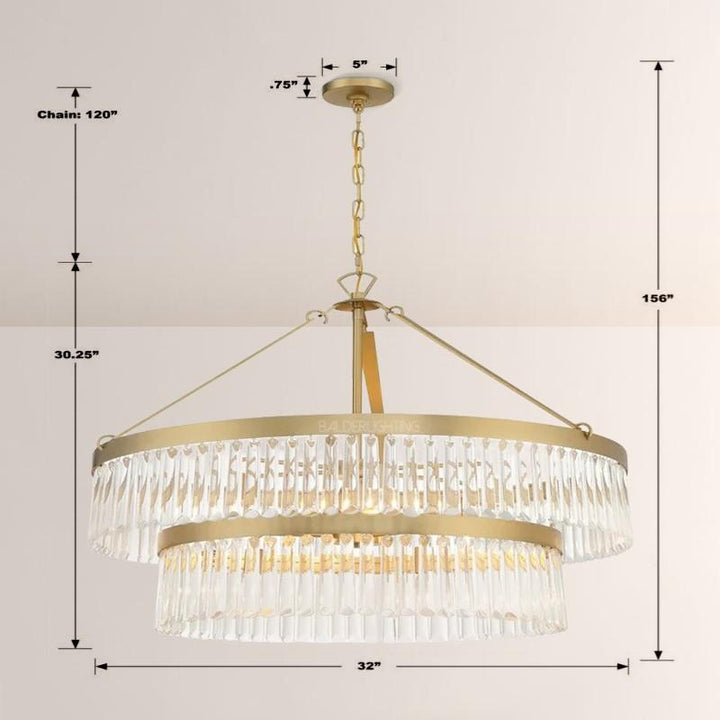 Guyton 2-Tier Round Chandelier