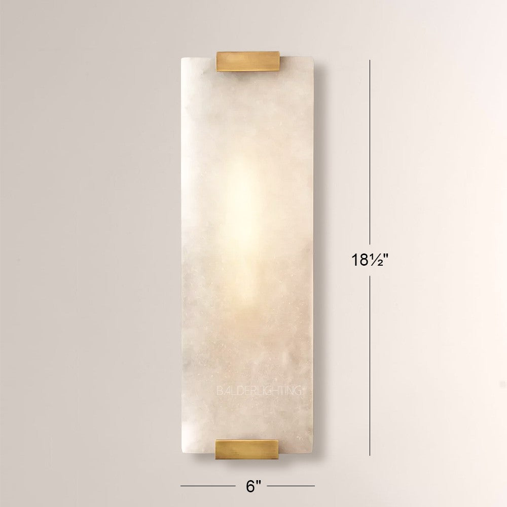 Hannia Alabaster Grand Sconce
