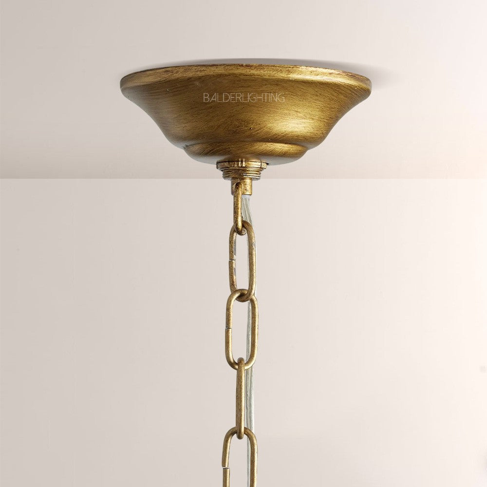 Hanson Round Glass Chandelier