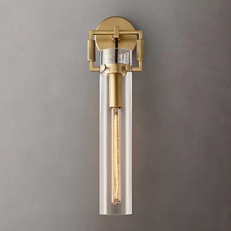 Harper Glass Cylinder Wall Sconce