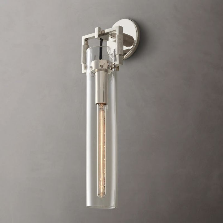 Harper Glass Cylinder Wall Sconce