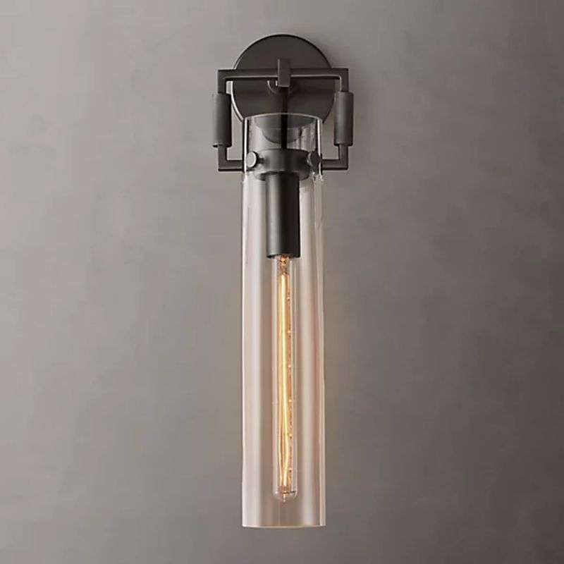 Harper Glass Cylinder Wall Sconce