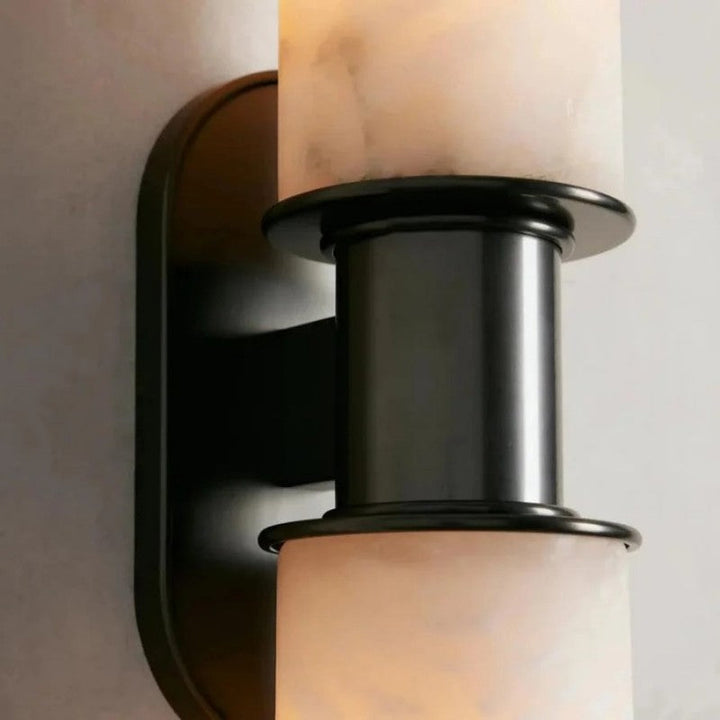 Harvial 2-Light Alabaster Wall Sconce