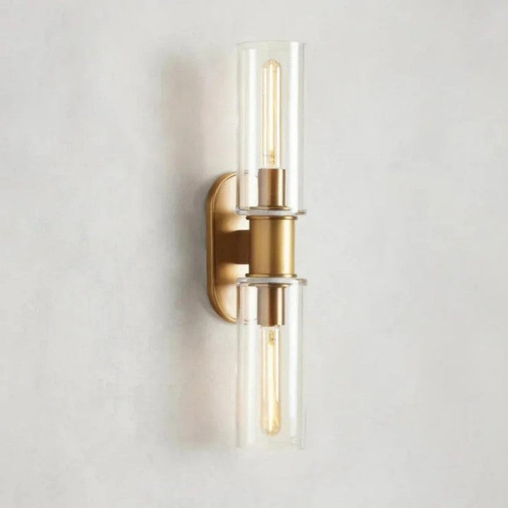 Harvial 2-Light Clear Glass Wall Sconce