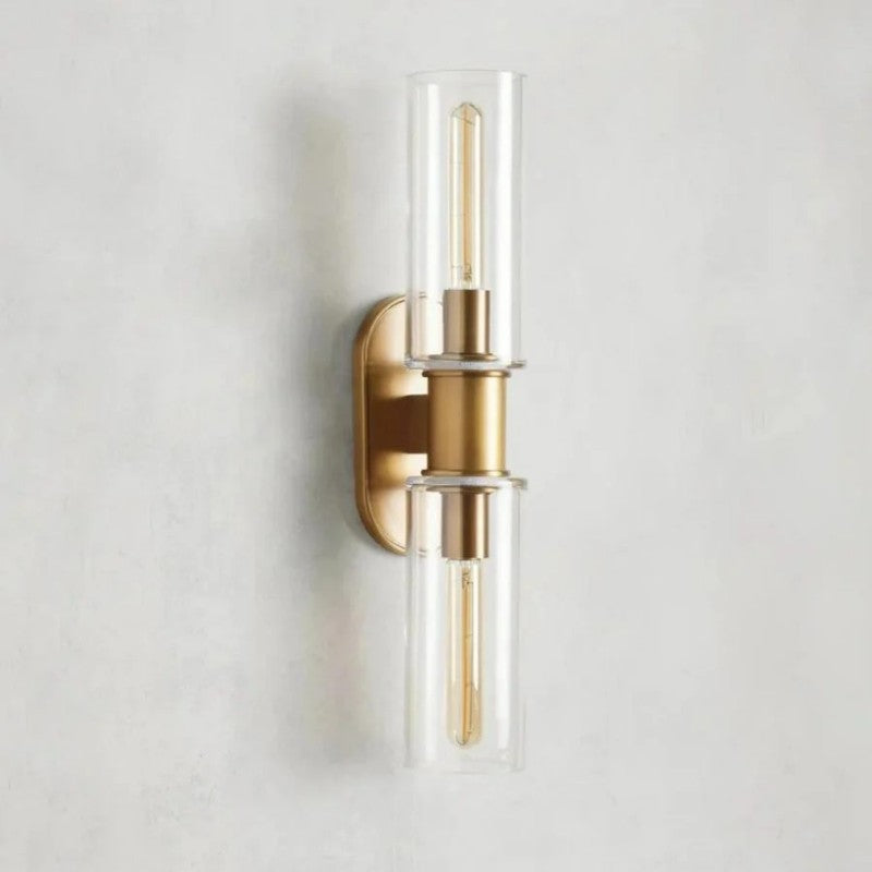 Harvial 2-Light Clear Glass Wall Sconce