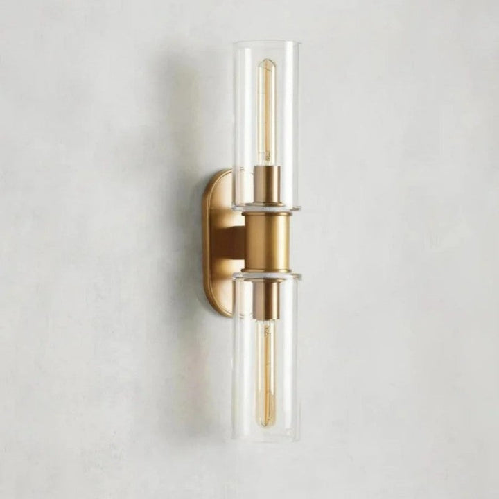 Harvial 2-Light Clear Glass Wall Sconce