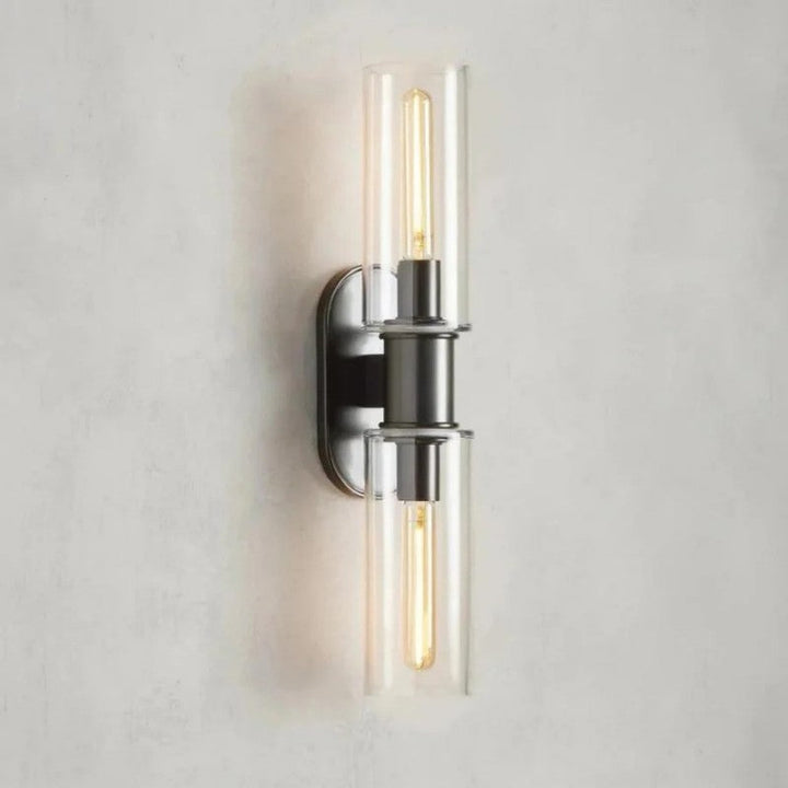 Harvial 2-Light Clear Glass Wall Sconce