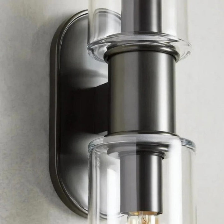 Harvial 2-Light Clear Glass Wall Sconce