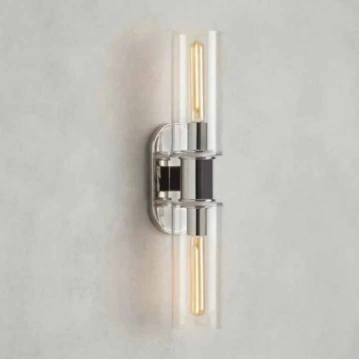 Harvial 2-Light Clear Glass Wall Sconce