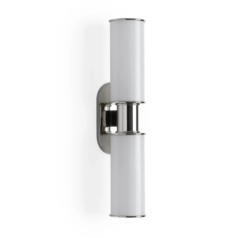Harvial 2-Light Milk Glass Wall Sconce