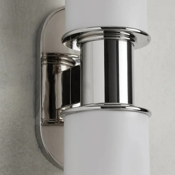 Harvial 2-Light Milk Glass Wall Sconce