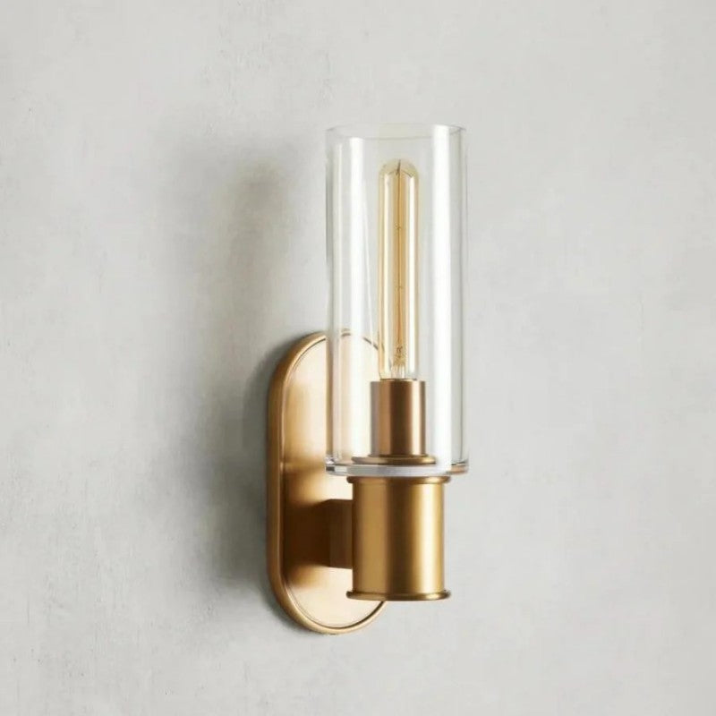 Harvial Clear Glass Wall Sconce