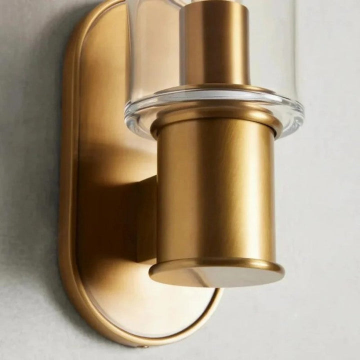 Harvial Clear Glass Wall Sconce