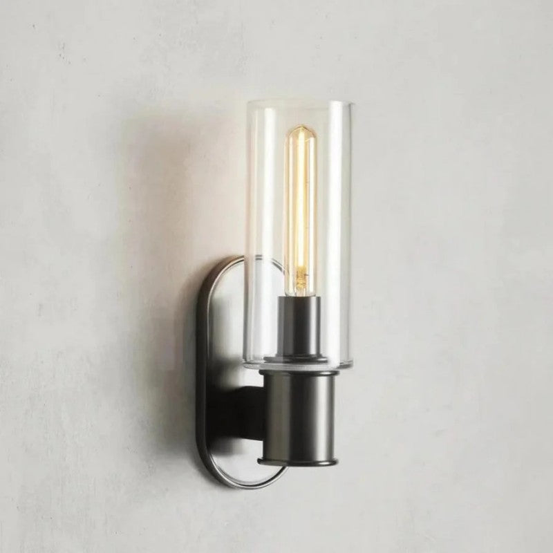 Harvial Clear Glass Wall Sconce