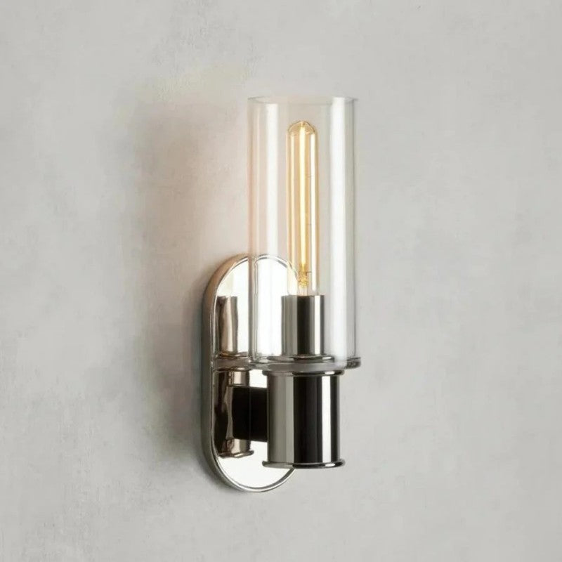Harvial Clear Glass Wall Sconce