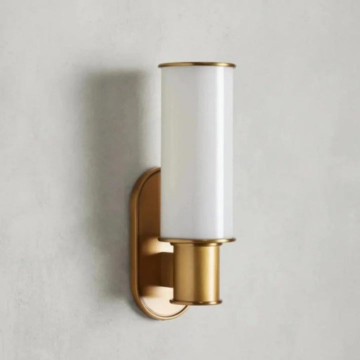 Harvial Milk Glass Wall Sconce