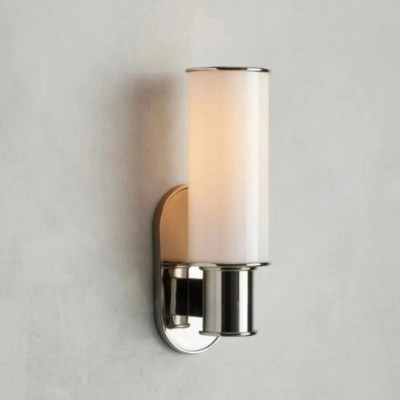 Harvial Milk Glass Wall Sconce