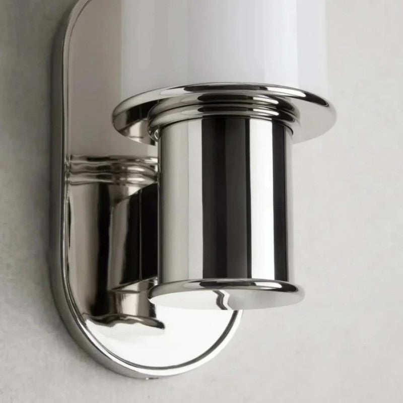 Harvial Milk Glass Wall Sconce