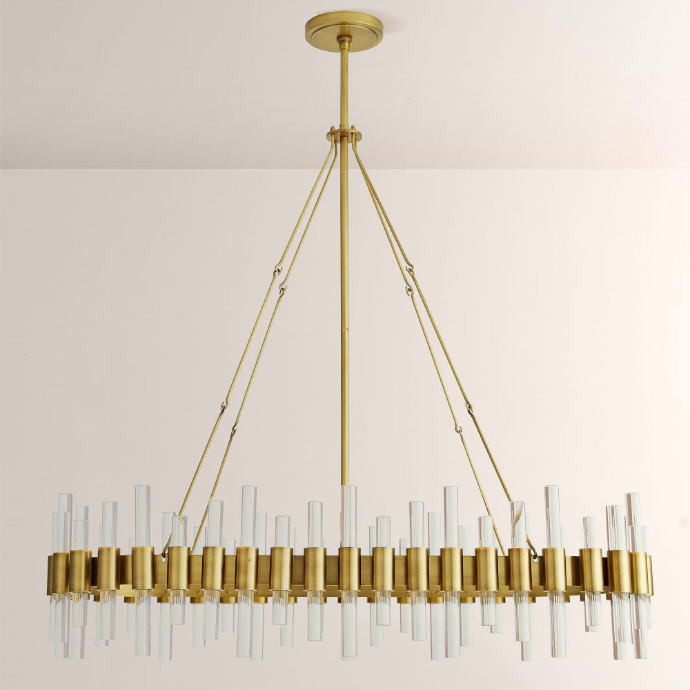 Hasnie Oval Chandelier 43"
