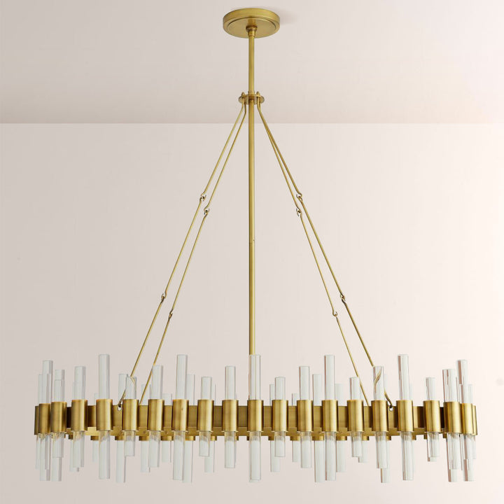 Hasnie Oval Chandelier 43"