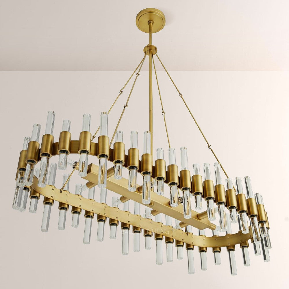 Hasnie Oval Chandelier 43"