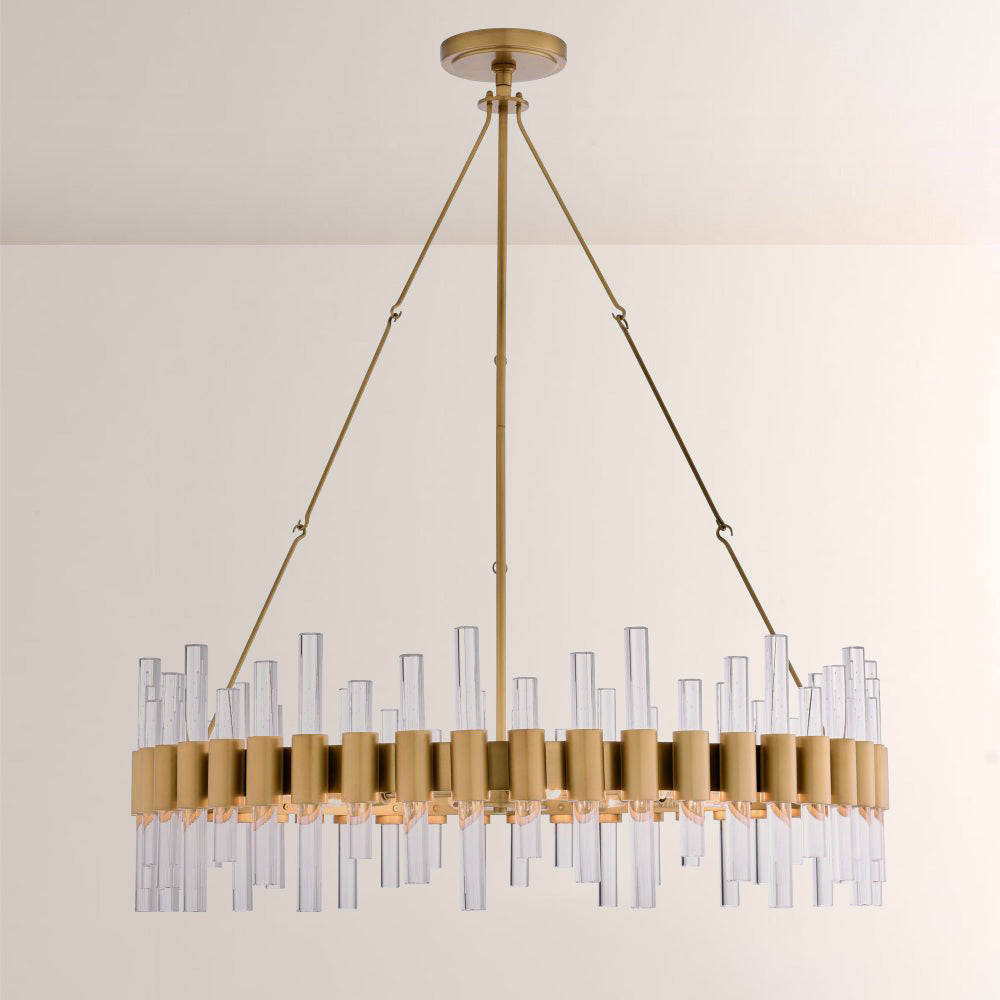 Hasnie Round Chandelier 34"