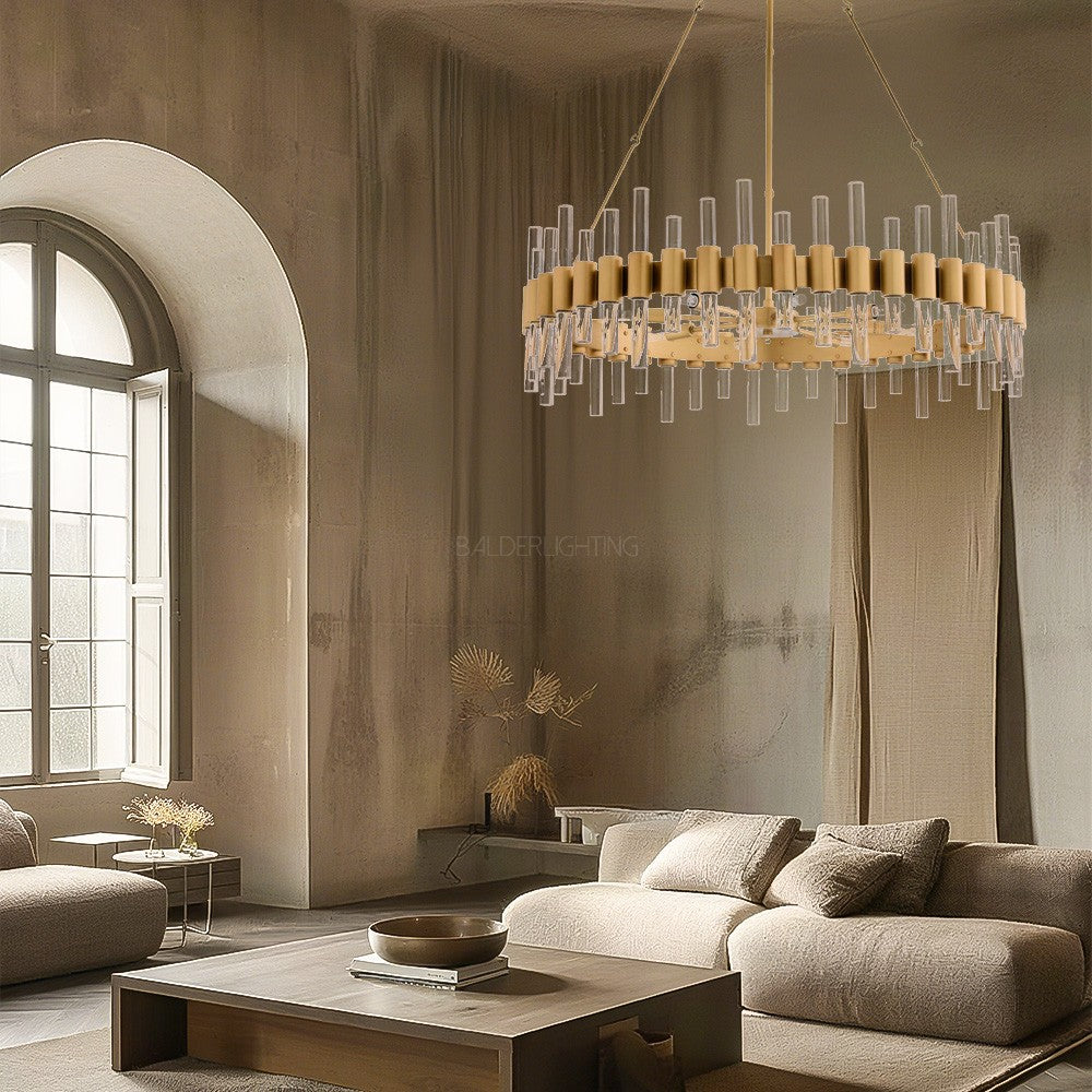 Hasnie Round Chandelier 34"