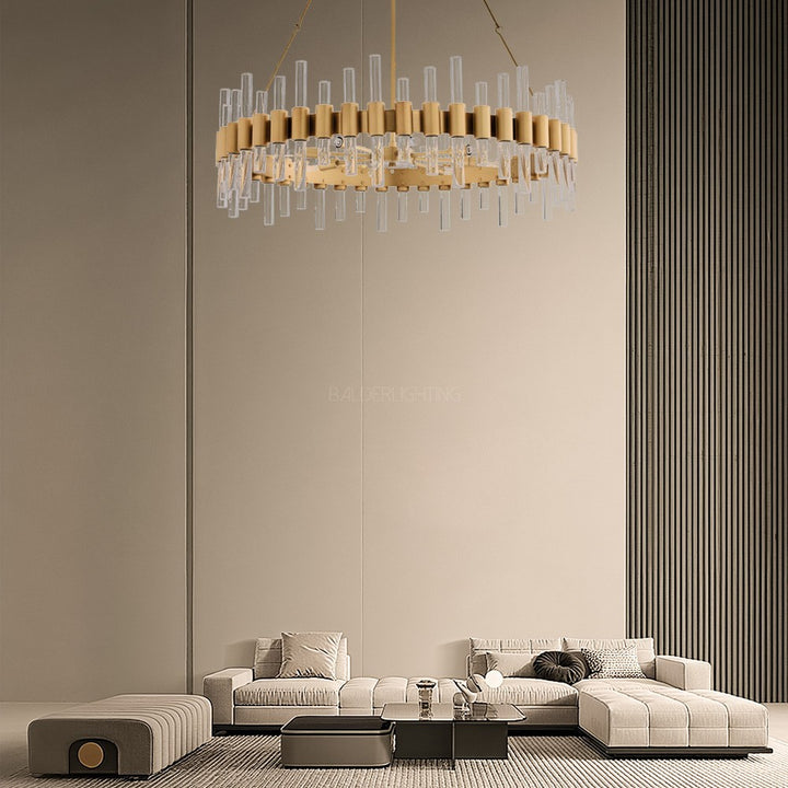 Hasnie Round Chandelier 34"