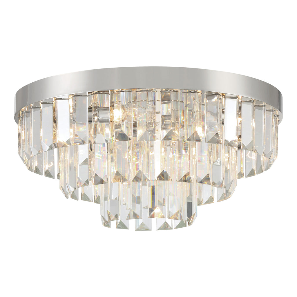 Hayes 8 Light 18.00 inch Flush Mount