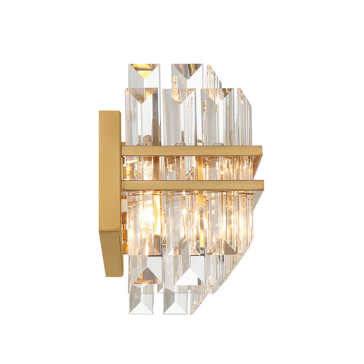 Hayes Crystal 6 Light Bathroom Wall Sconce