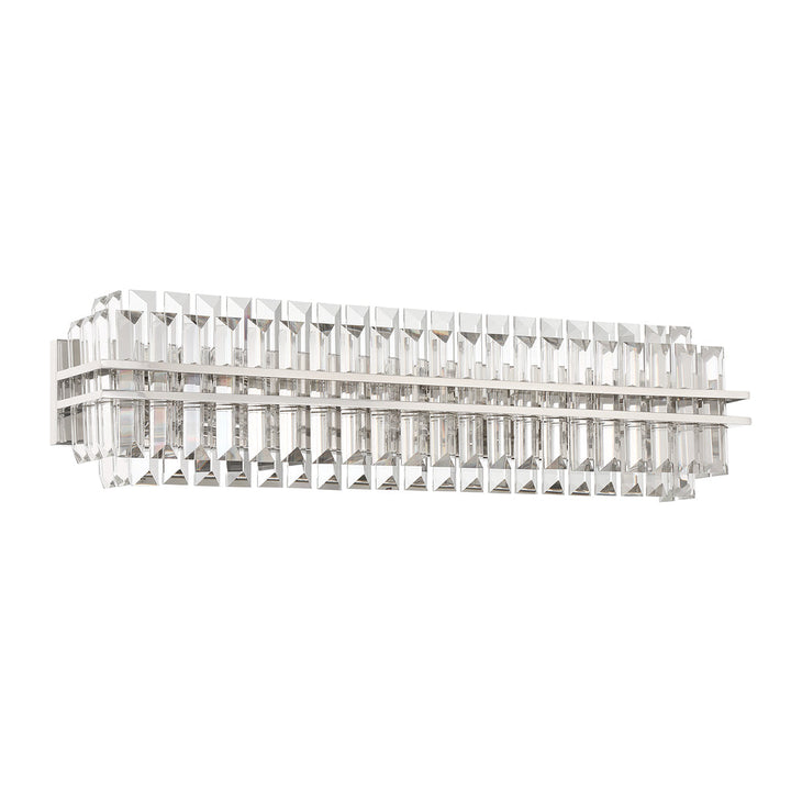 Hayes Crystal 6 Light Bathroom Wall Sconce