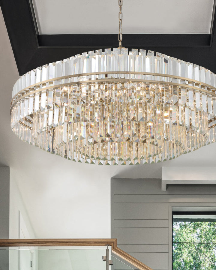 Hayes Round Crystal 32 Light Chandelier