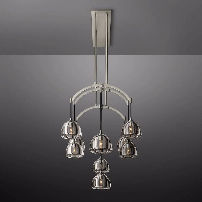 Hemisphere Linear Chandelier 54''