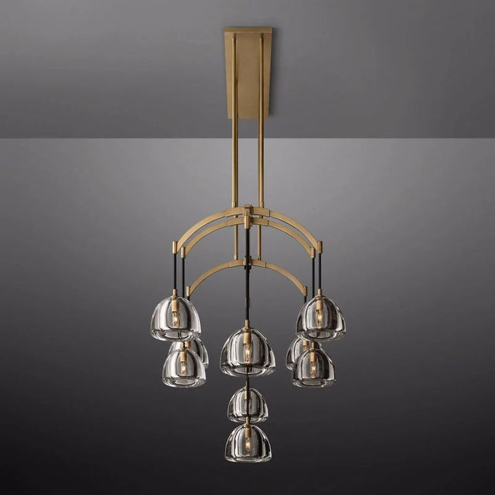 Hemisphere Linear Chandelier 54''