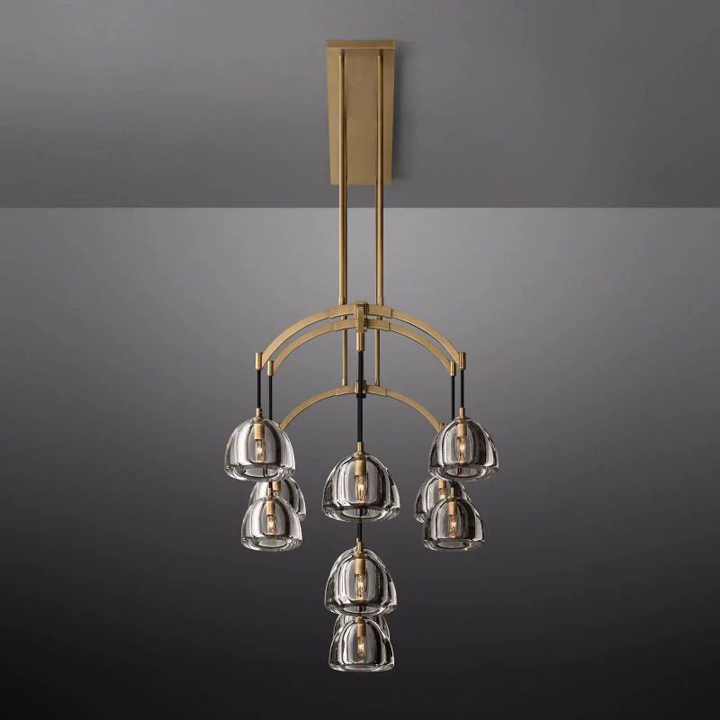 Hemisphere Linear Chandelier 72''